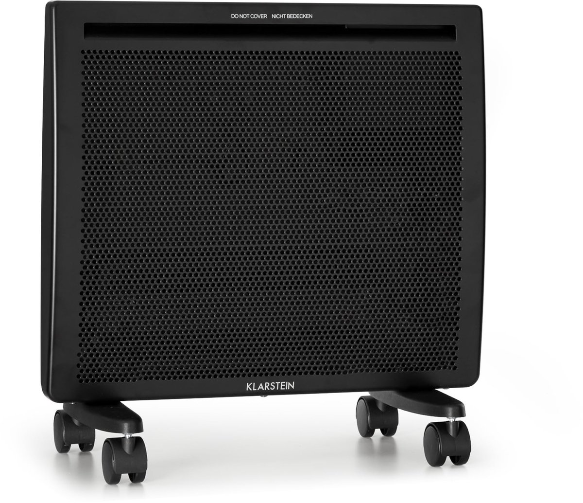 SnelShoppen - Hot Spot Slimcurve 2-in-1 heater - convectie en infrarood verwarming, oververhittingsbeveiliging, weektimer, wand- of vloermodel met 2 r