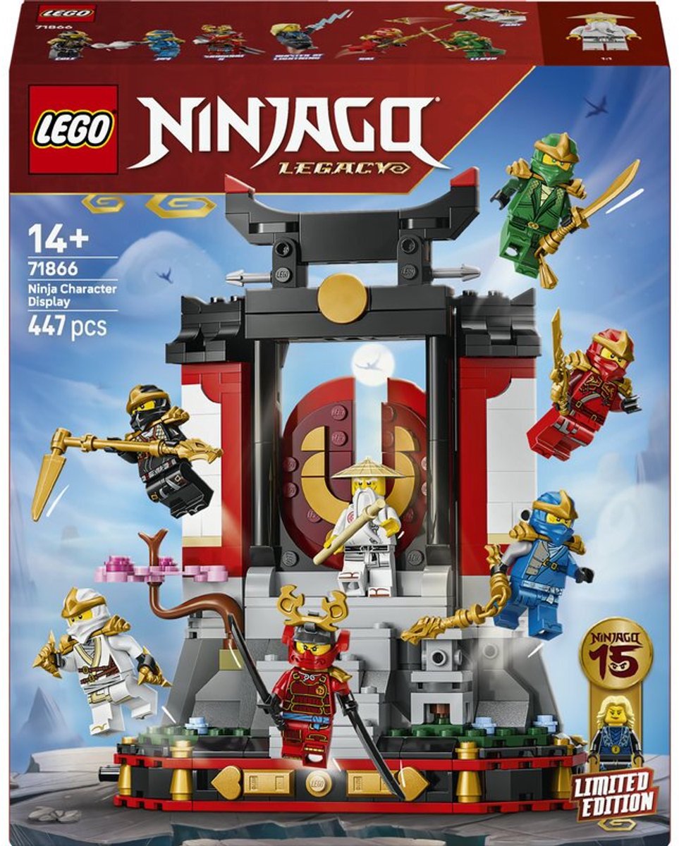 LEGO NINJAGO - 15-Jarig Jubileum: Display met Ninjapersonages - 71866 — afbeelding 25