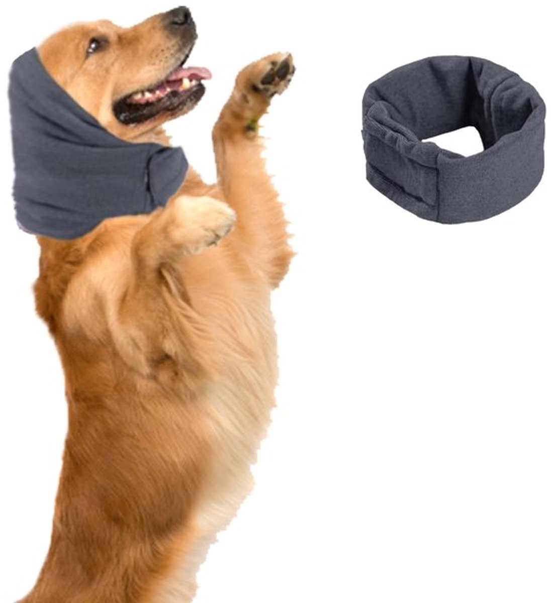 Oorbeschermers voor Honden - Kalmerend - Gehoorbescherming - Winddicht - Hondensjaal - Warm Houdend - Hondenoordoppen