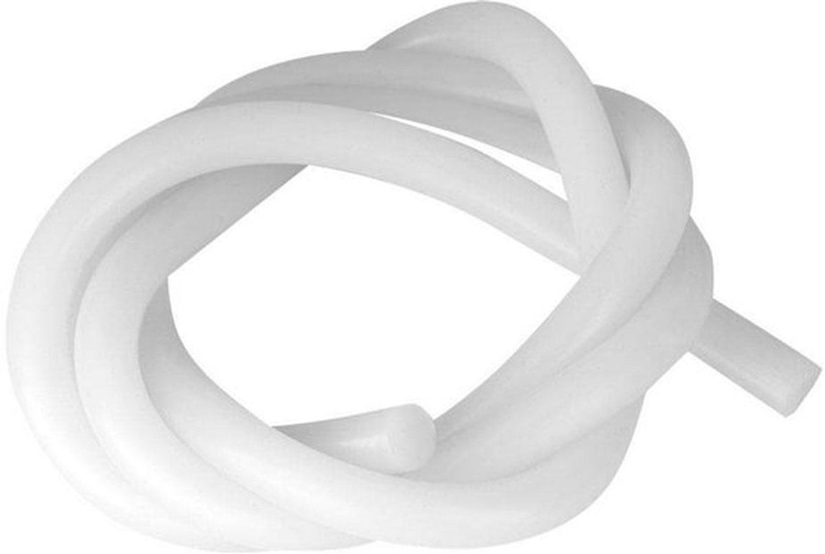 Inzetstuk 9,5 mm - Hittebestendig tot 250 °C - Siliconen - Buigzaam - Watergekoelde buis - Voor acryl reparatie accessoires - Siliconenslang