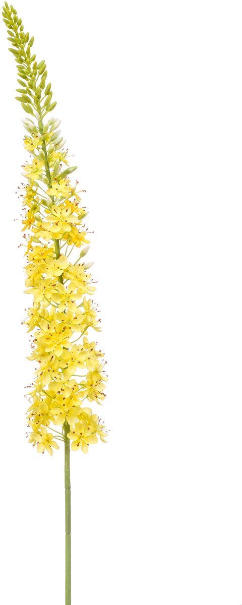Emerald Kunstbloem Eremurus XL 130cm geel - Kunstplant voor binnen