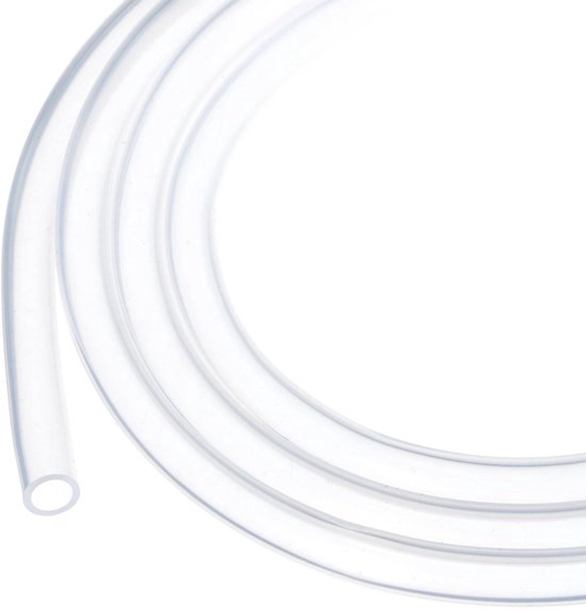 Siliconen Slangen 20ft - Flexibele Buizen 6mm ID - 10mm OD - Transparant - Voor Irrigatie/Brouwen - Hoge Temperatuur Bestendig