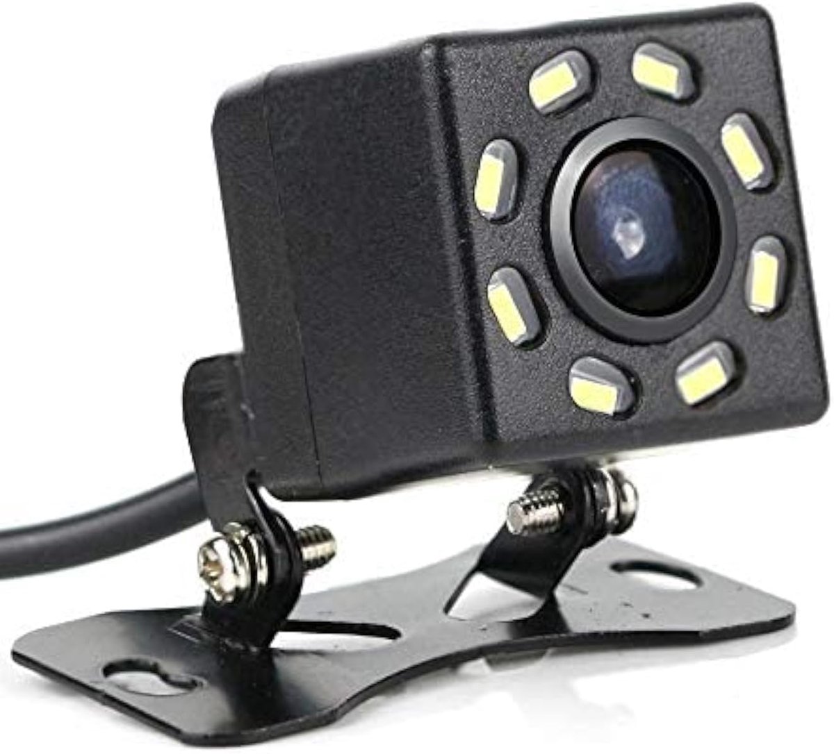 SnelShoppen - Achteruitrijcamera, Auto Mobiele Achtercamera Ultra HD met 8 LED Nachtsicht, 170° Kijkhoek, Waterproof, 12V Universeel voor Auto/Truck/S
