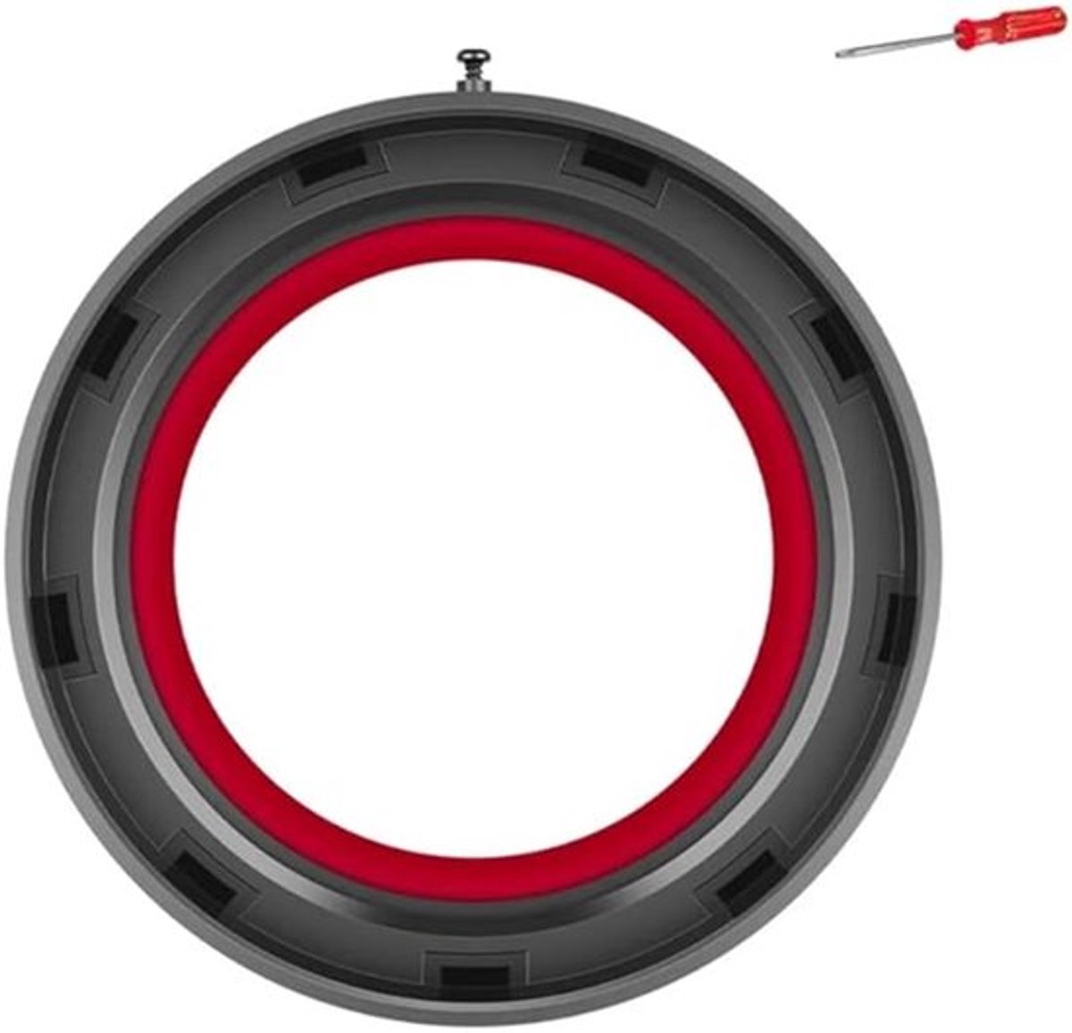 Geschikt voor de V11/V15/SV22/SV14 stofopvangbak bovenste koppelring, geschikt voor stofzuiger onderhoudsonderdelen accessoires, stofzuiger accessoires, vervanging van stofopvangbak accessoires, 2 stuks set