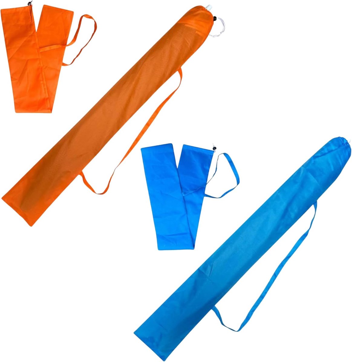 SnelShoppen - Beschermhoes voor Strandparasol met Robuuste Handgreep, Beschermhoes voor Strandumbrella, Blauw, Ideaal voor Strand, Camping en Buitenac