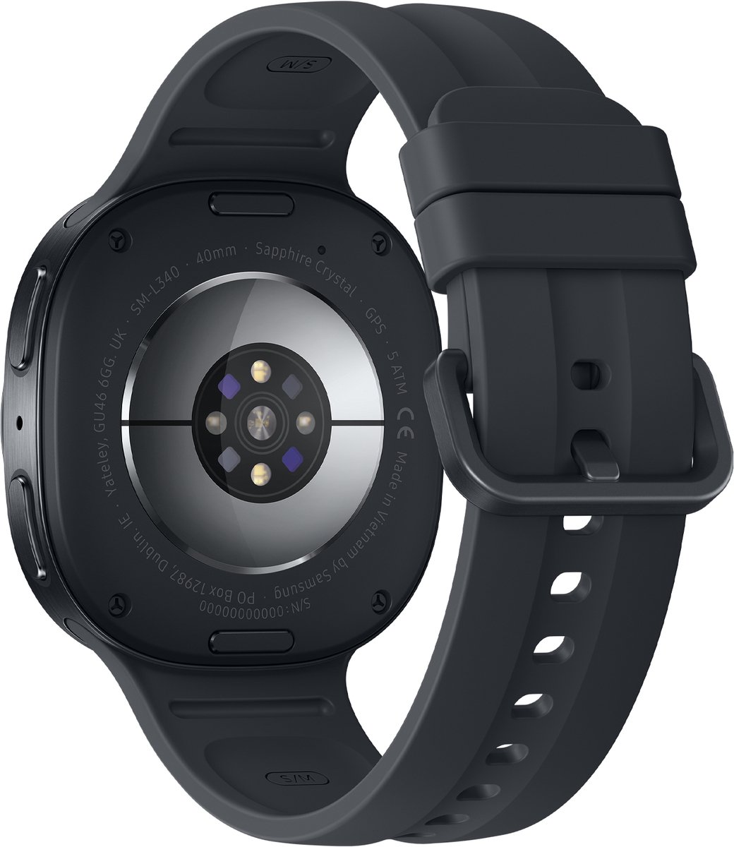 Samsung Galaxy Watch9 - smartwatch - Zwart thumbnail 3