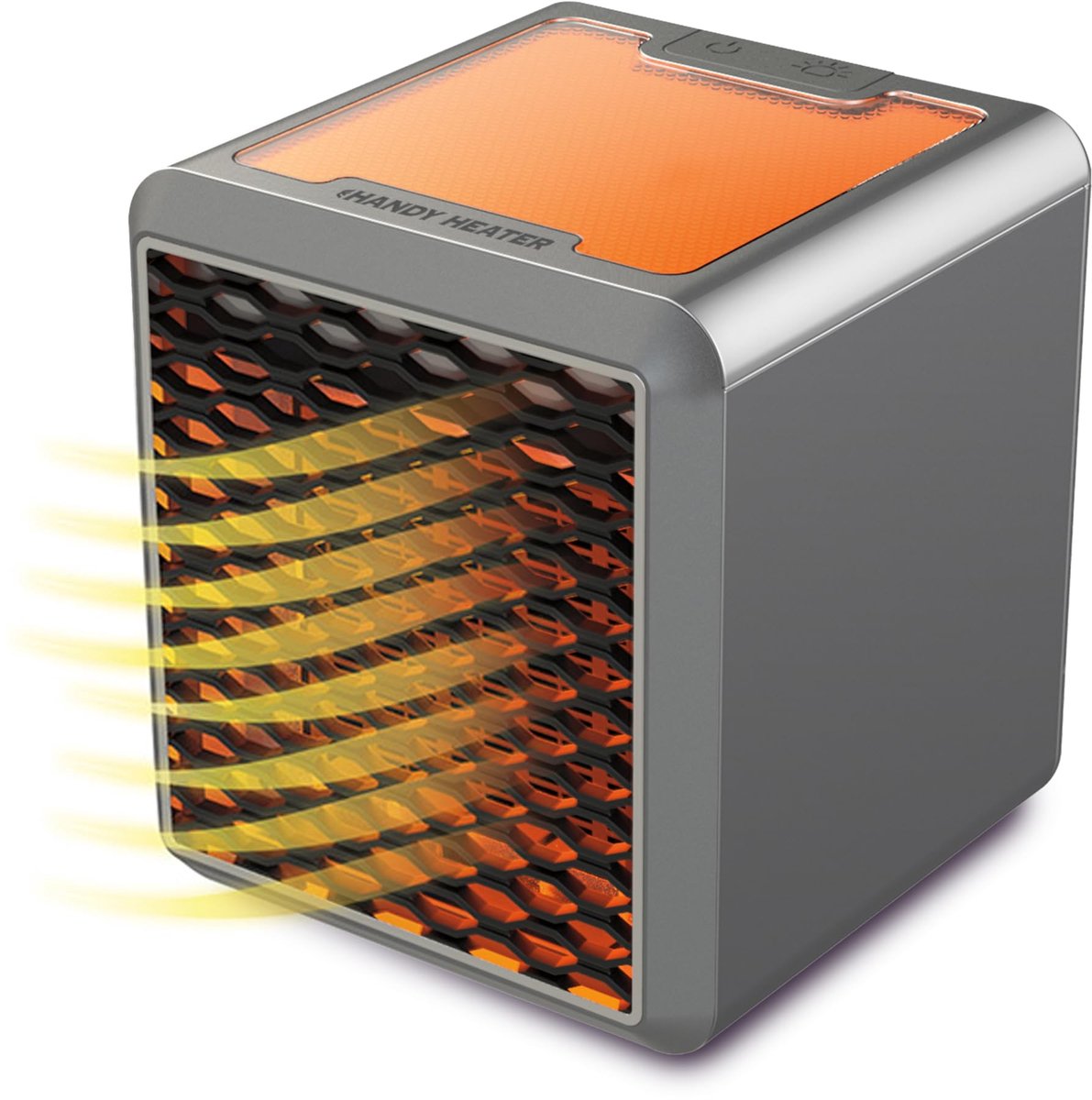 SnelShoppen - Miami Cube Draagbare Radiator - Keramische Verwarming, 3 Snelheden, 7 Kleuren, Stil en Veilig voor Thuis, Camping, Keuken en Feest