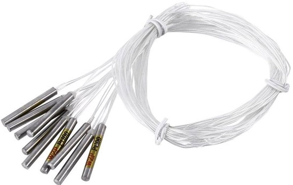 Temperatuursensor Waterproof - PT100 - Temperatuursensor Wifi - Digitale Temperatuur Probe - 50 cm Kabel - Hoge Meetnauwkeurigheid - Temperatuursonde