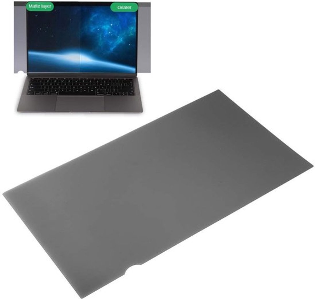 Privacyfilter 14 Inch - Laptop Privacyfilter - Anti-Peep Screen Protector - Dubbelzijdig - Mat Oppervlak - Schermverhouding 16:9 - Schermfilter