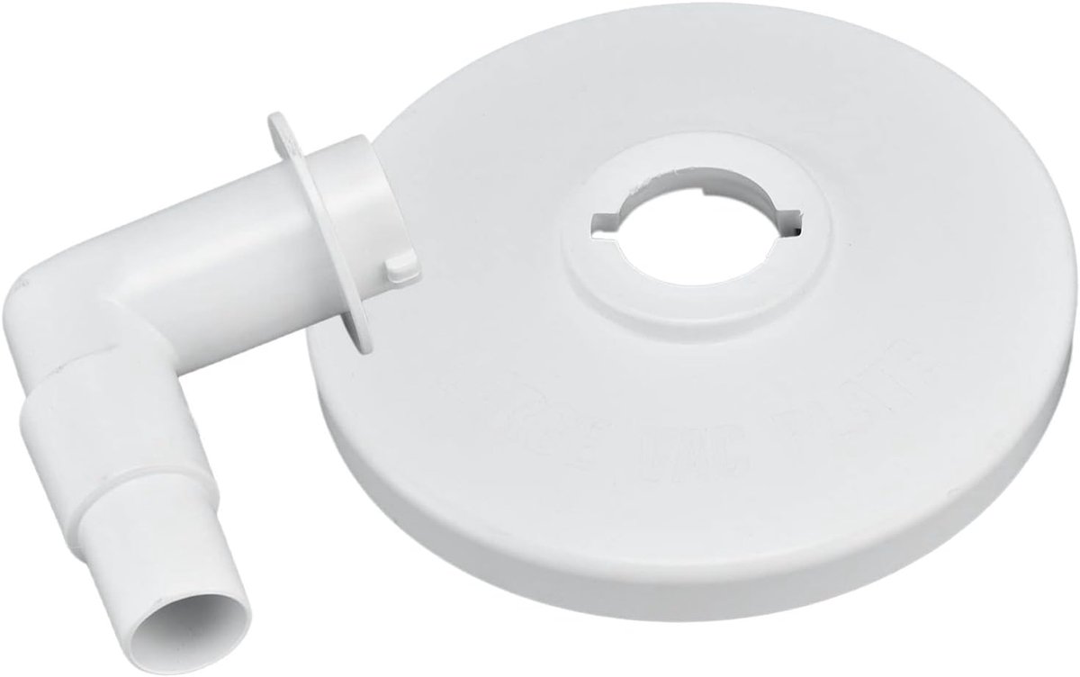SnelShoppen - Vacuumplaat voor zwembad, universele skimmerplaat met 90° bocht, hoge efficiëntie, sterke en betrouwbare kunststof, eenvoudig te install