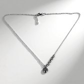 Cavill - 925 Sterling Zilveren Ketting Levensboom - Verstelbaar 45-50 cm - Elegante Damesketting met Karabijnsluiting - 14x10 mm Hanger