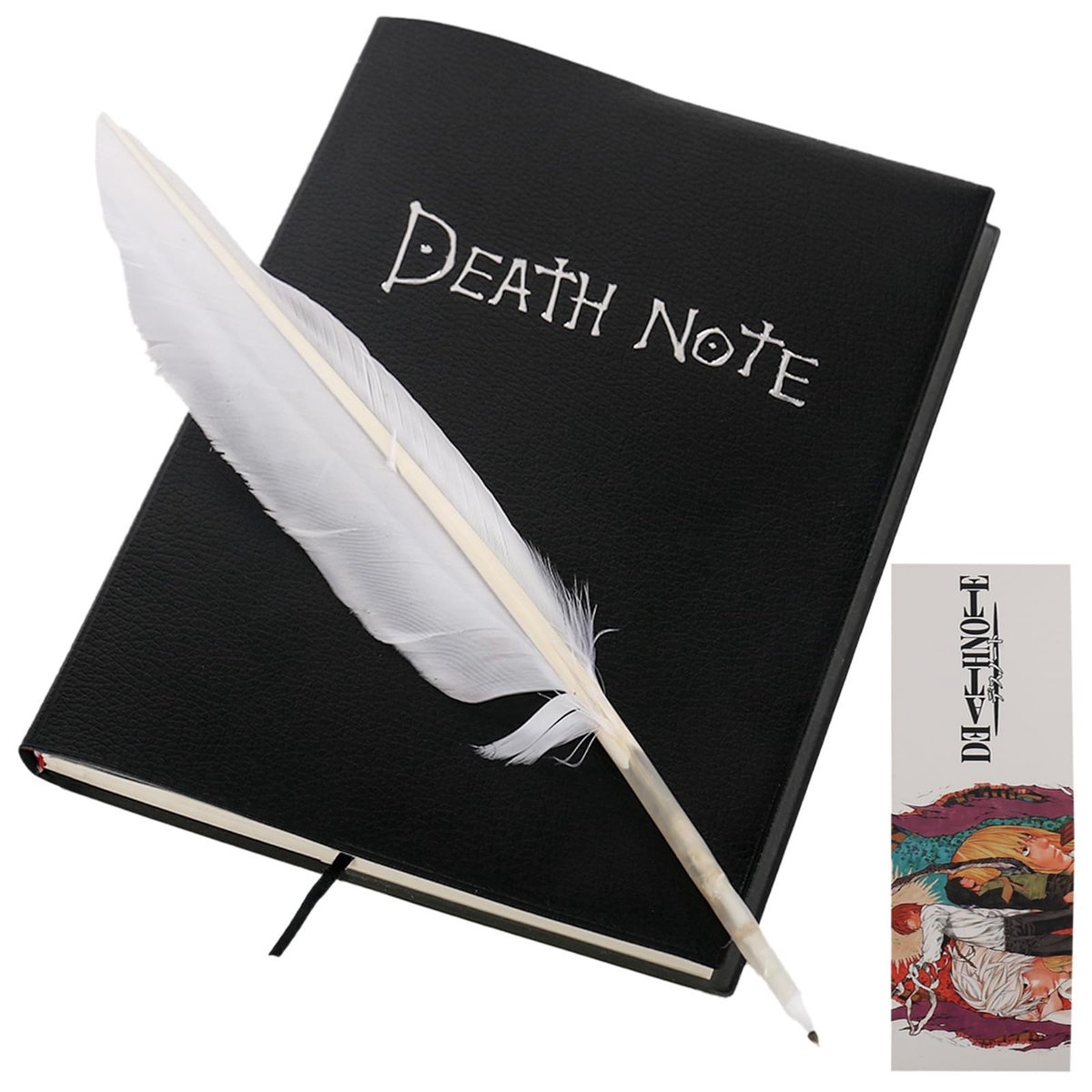Dailygoods- Notitieboek Death Note - Notitieboekset - Vulpen - Elegant design - Robuuste constructie - Afmeting 20,7 x 14,7 cm - Schrijfboek