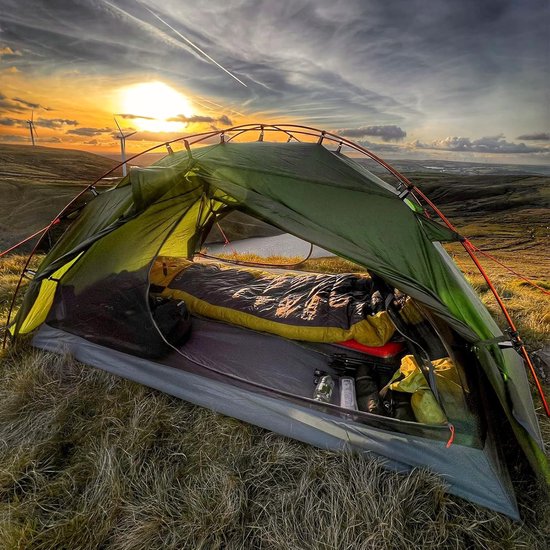 Night Cat Camping Tent 2 Personen: Waterdicht Camping Tent 2 Persoons Twee Laags Eenvoudige Opzet Licht Voor Trekken Wandelen Tuin van Night Cat — afbeelding 3