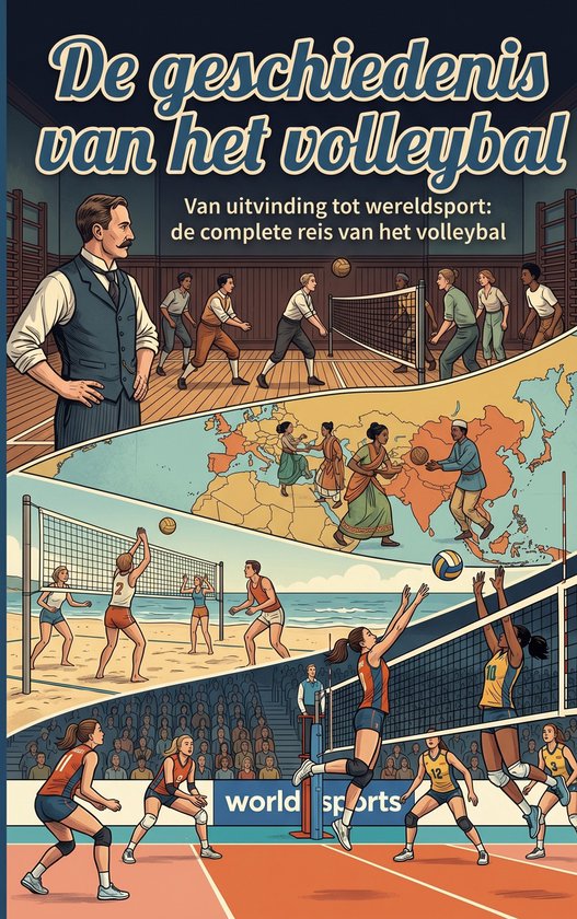 De geschiedenis van het volleybal - cover