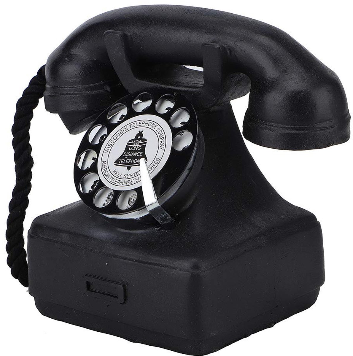 Solidchoice- Vaste Telefoon Vintage Stijl - Retro Telefoon - Decoratie Kantoor - Bureaudecoratie - Hoogwaardige Hars - Duurzaam en Veilig