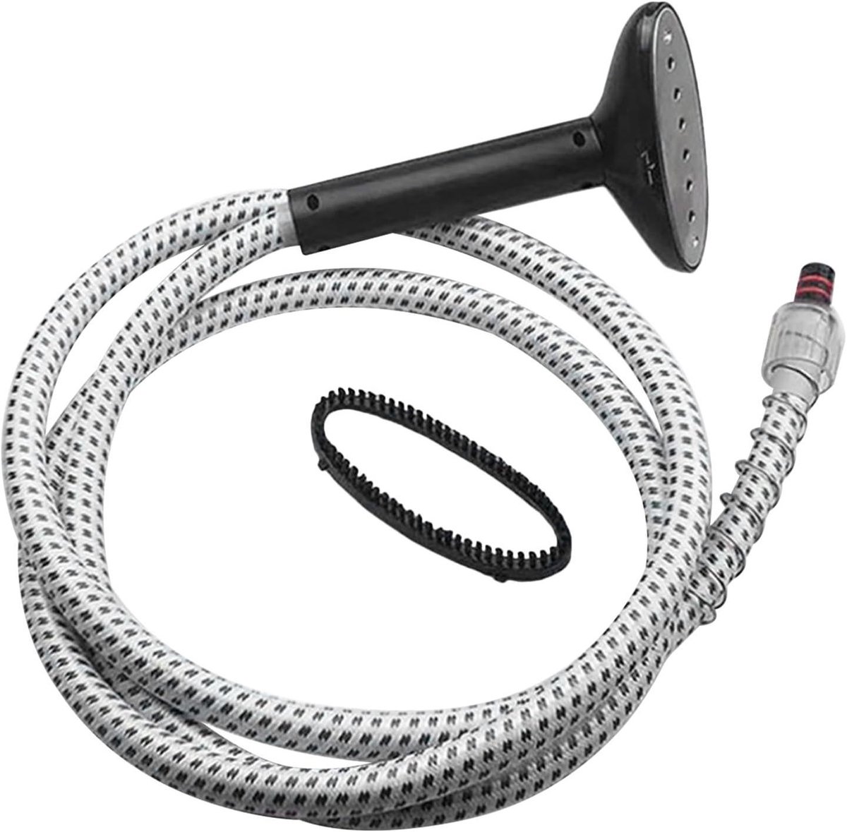 Stoomaccessoires Kleding - Stoompijp Mondstuk - Kreukels Verwijderen - Gelijkmatige Stoom - 145 cm - Zwart