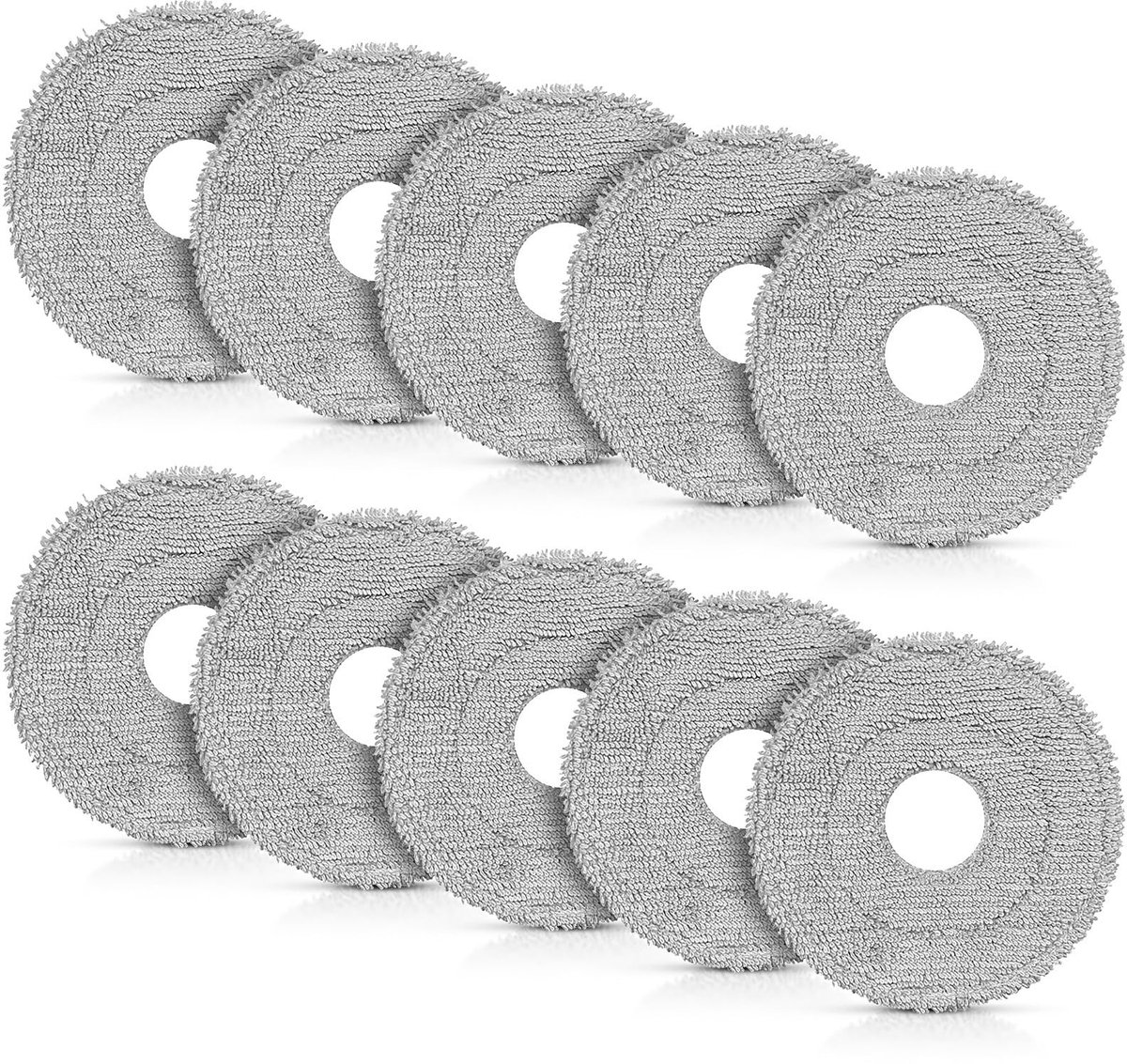 Dailygoods- Wisdoeken 10 Stuks - Wasbare Microvezel - Vervangende Dweilpads - Geschikt voor Dreame L10s/L40/X30 - Snelle Installatie - Klantenservice 24/7