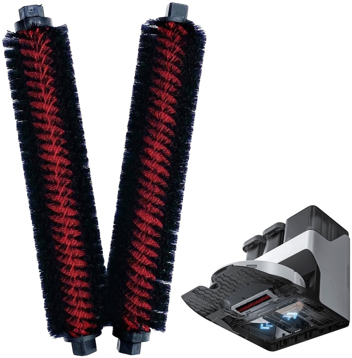 Dailygoods - 2 stuks reinigingsborstels voor Roborock S7/S8