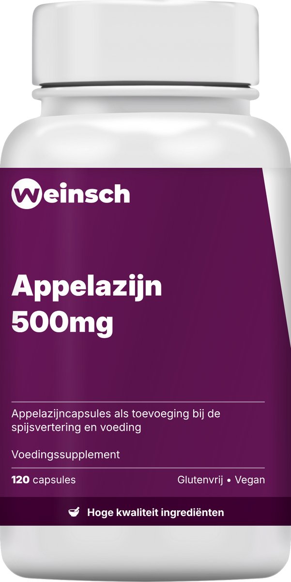 Weinsch Appelazijn 500mg | 595mg | 120 capsules