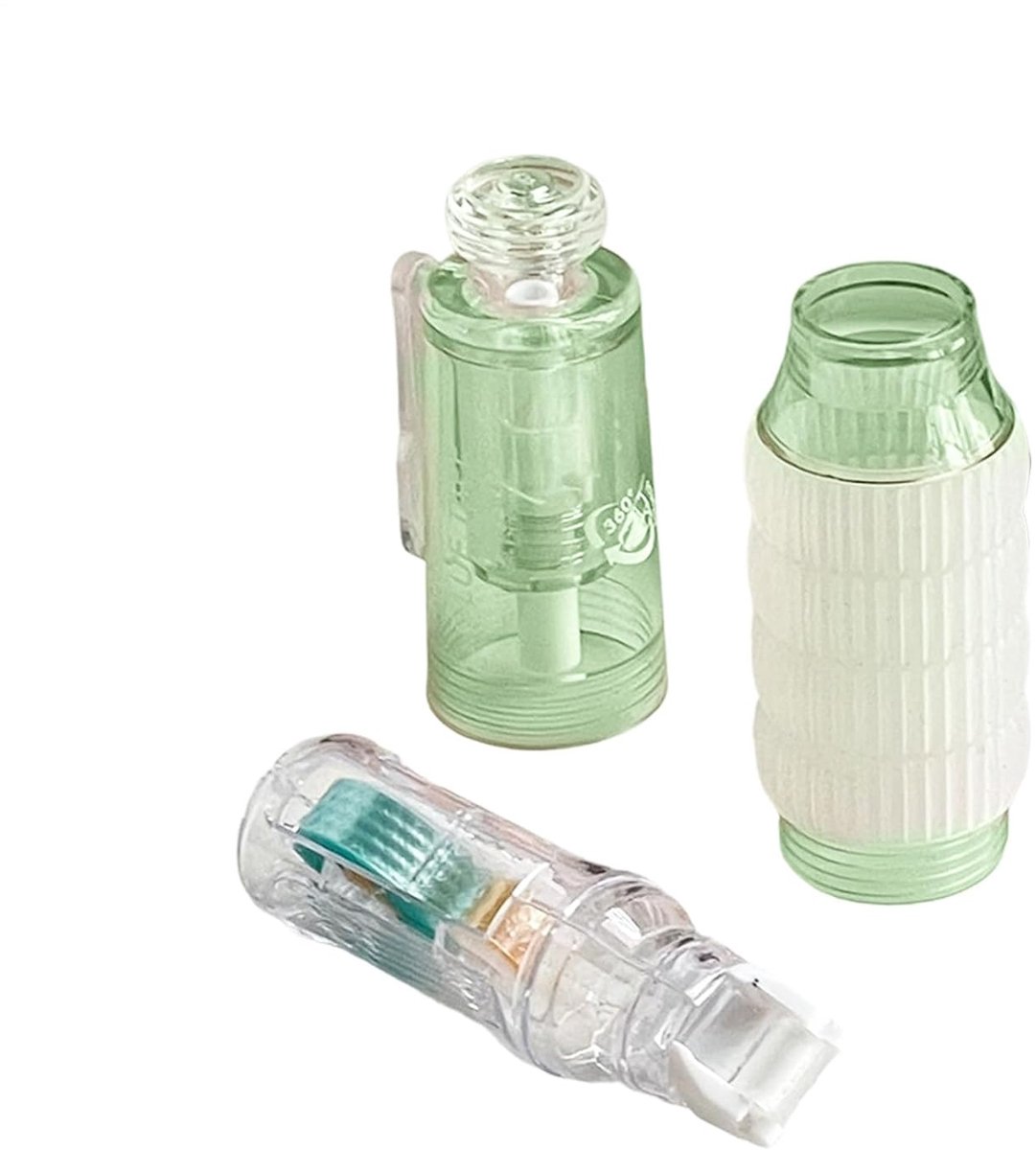 Uitwisbare Knutsellijm - Precisielijmstift Lijmroller - Kaarten Maken - Gum Verwijderbaar - 15 cm - Groen