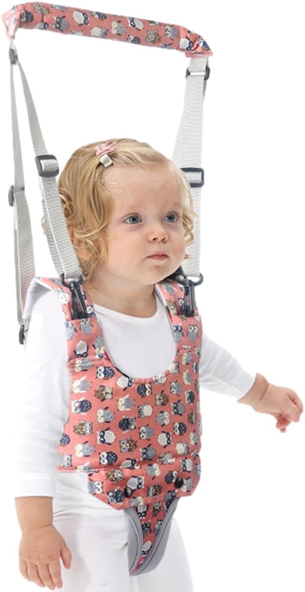 Kinder Loopgordel - Leren Lopen - Ondersteuning Baby - Vest Ontwerp - 6-24 Maanden - Roze
