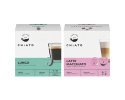 Koffiecapsules compatibel met NESCAFÉ® Dolce Gusto® CHiATO Latte Macchiato, 8+8 st.