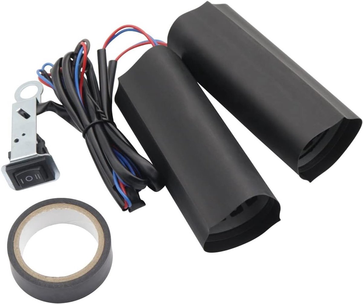Verwarmde Handvat Inlegstukken voor Motoren, 12V Winter Warmte Pads, Handwarmers voor Stuur, Motorrijders Accessoires