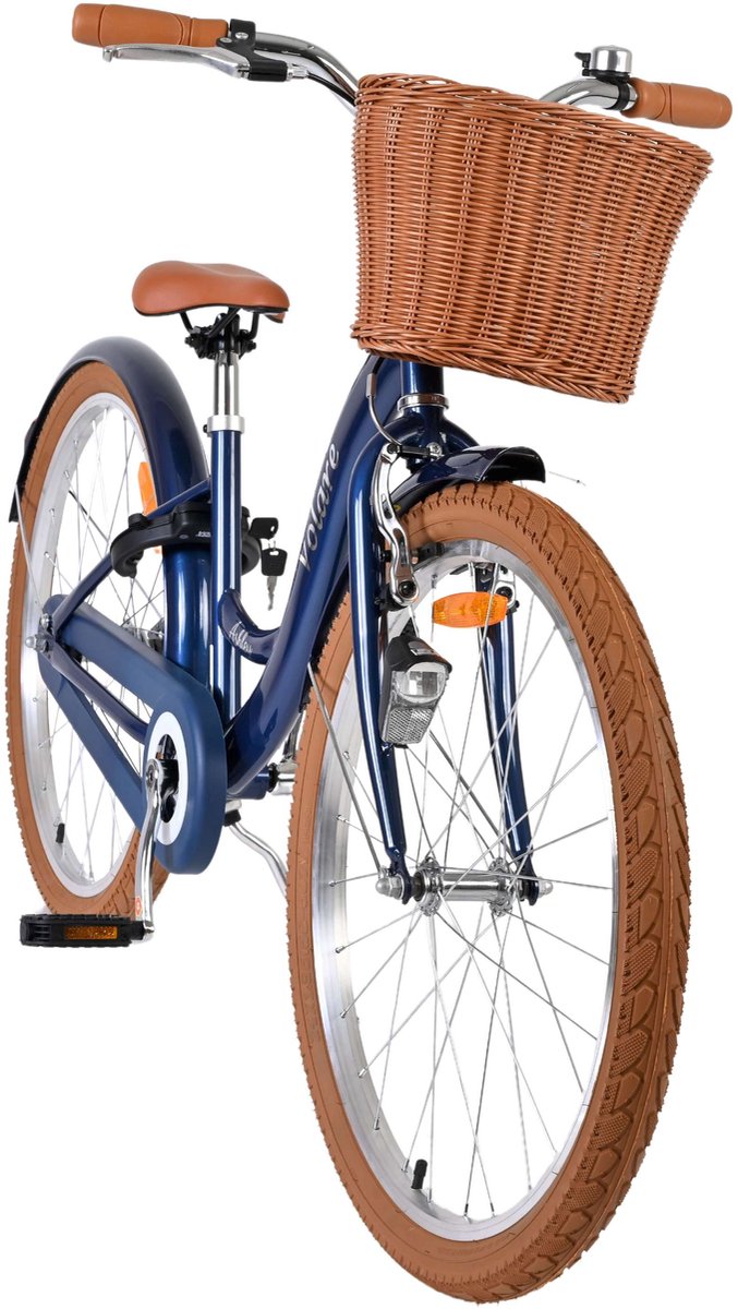 Volare Ashley Kinderfiets - Meisjes - 24 inch - Blauw van Volare — afbeelding 2