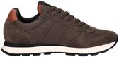 SUN68 Tom Solid Sneakers Laag - Donkerbruin - Maat 40