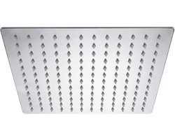 Rea - Vierkante Regendouchekop Js-p015 30cm Chrome - 30 x 30 x 0,2 cm