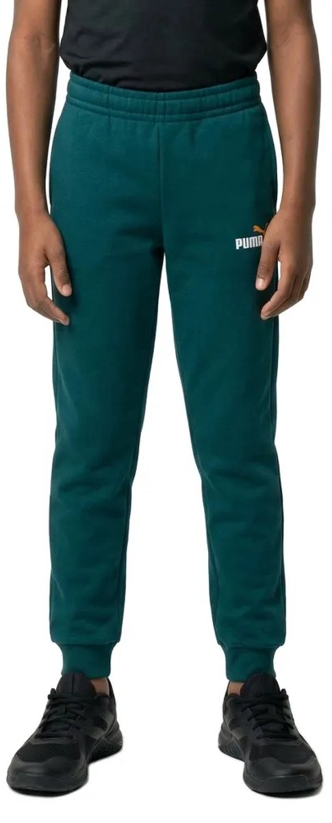 Puma Ess 2 Color Nº1 Logo Trainingsbroek 13-14 Years Jongen Groen