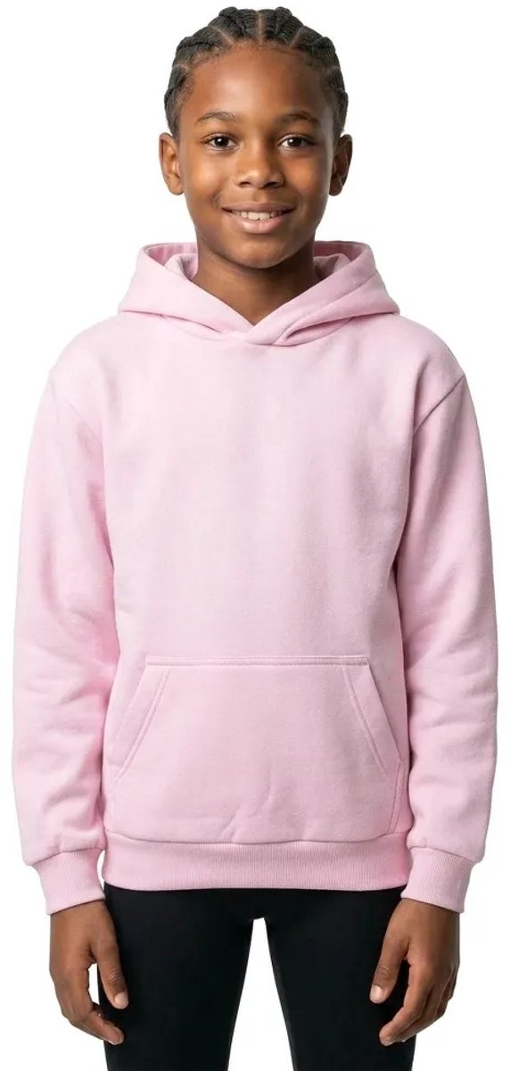 Build Your Brand By315 Hoodie Roze 158-164 cm Kinderen