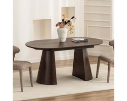 Milton & Oldbrook Verlengbare Eettafel 160-200 cm Furnas Walnootfineer