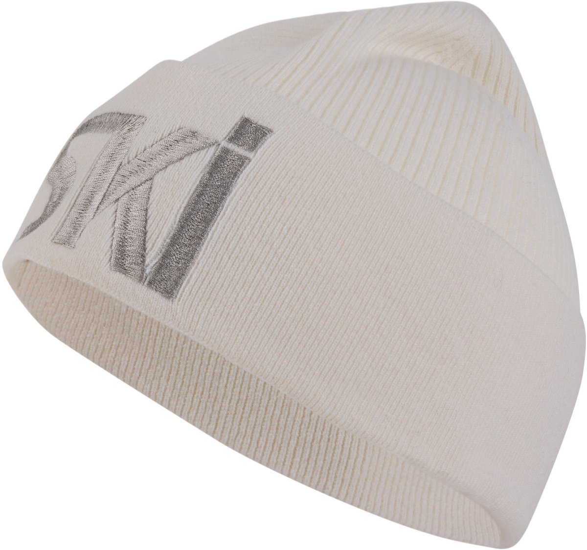 FALKE Ski Wool Beanie sneldrogend warm wol muts unisex ONESIZE Wit