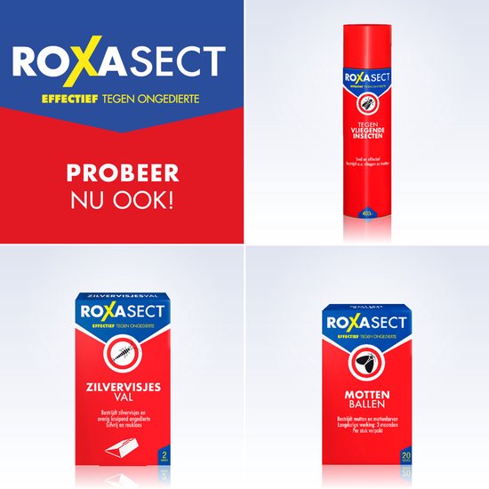 Roxasect Mottenval Val - Voor kledingmotten - Lokt en doodt mannelijke kledingmotten - Langdurige werking - Ongedierteval - 1 stuk