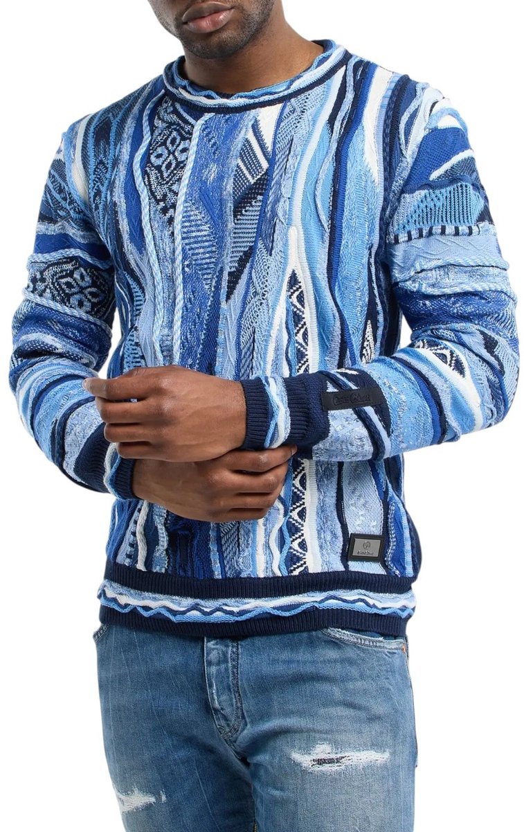 Carlo Colucci Heren Trui Blauw C12511/121