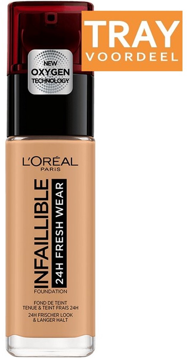 L'OREAL INFAILLIBLE 260 GOLDEN SUN 24H FRESH WEAR FOUNDATION 3 X 30 ML