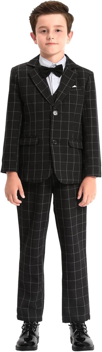Formele jongensoutfit voor bruiloften - Blazer, broek en strikje voor 5-12 jaar