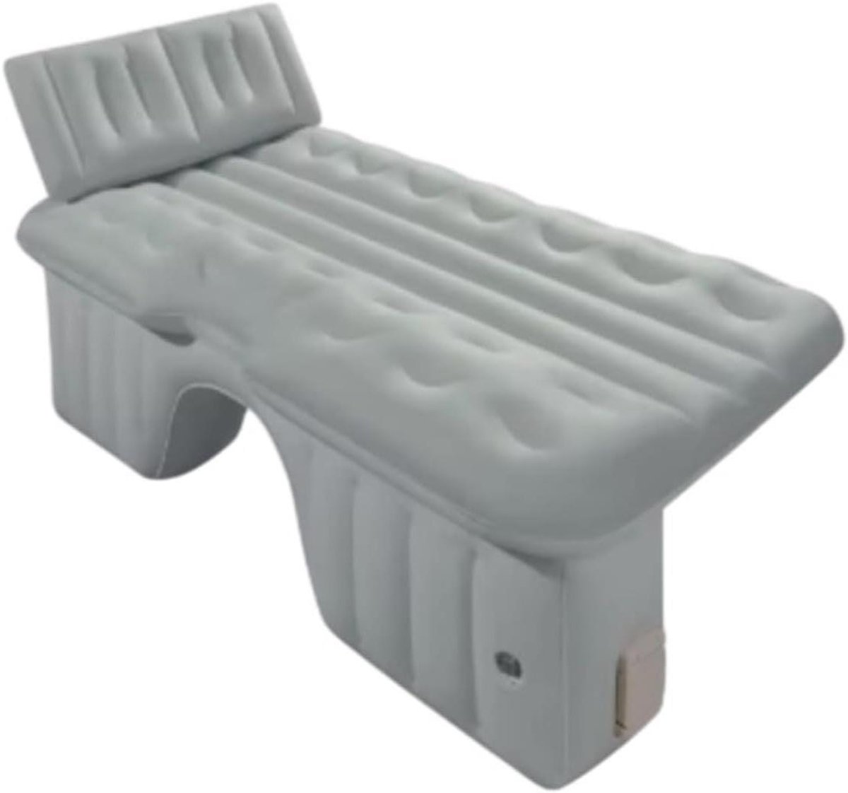 Opblaasbaar Auto Bed - Luchtkussen Matras - Reizen Comfort - One-touch Opblaasbaar - 200 kg Draagvermogen - Grijs