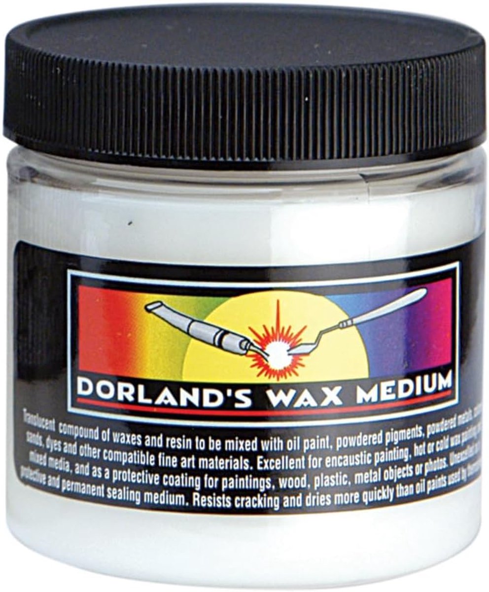 SnelShoppen - Jacquard Wax Medium - 4 oz - Verf, Textielmedium, Wasbaar, Creatief, Kunst, Hobby, DIY, Geschikt voor Schilderen en Textielprojecten