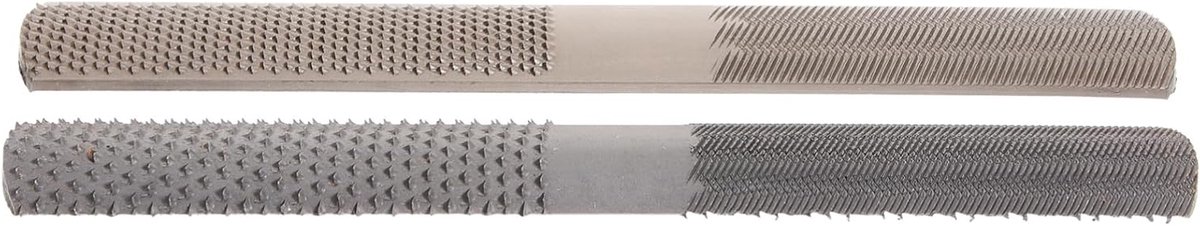 Houtrasp Set - Vijlen Set - Hout Bewerken - Ergonomische Handgreep - 19.5 cm - Zilver