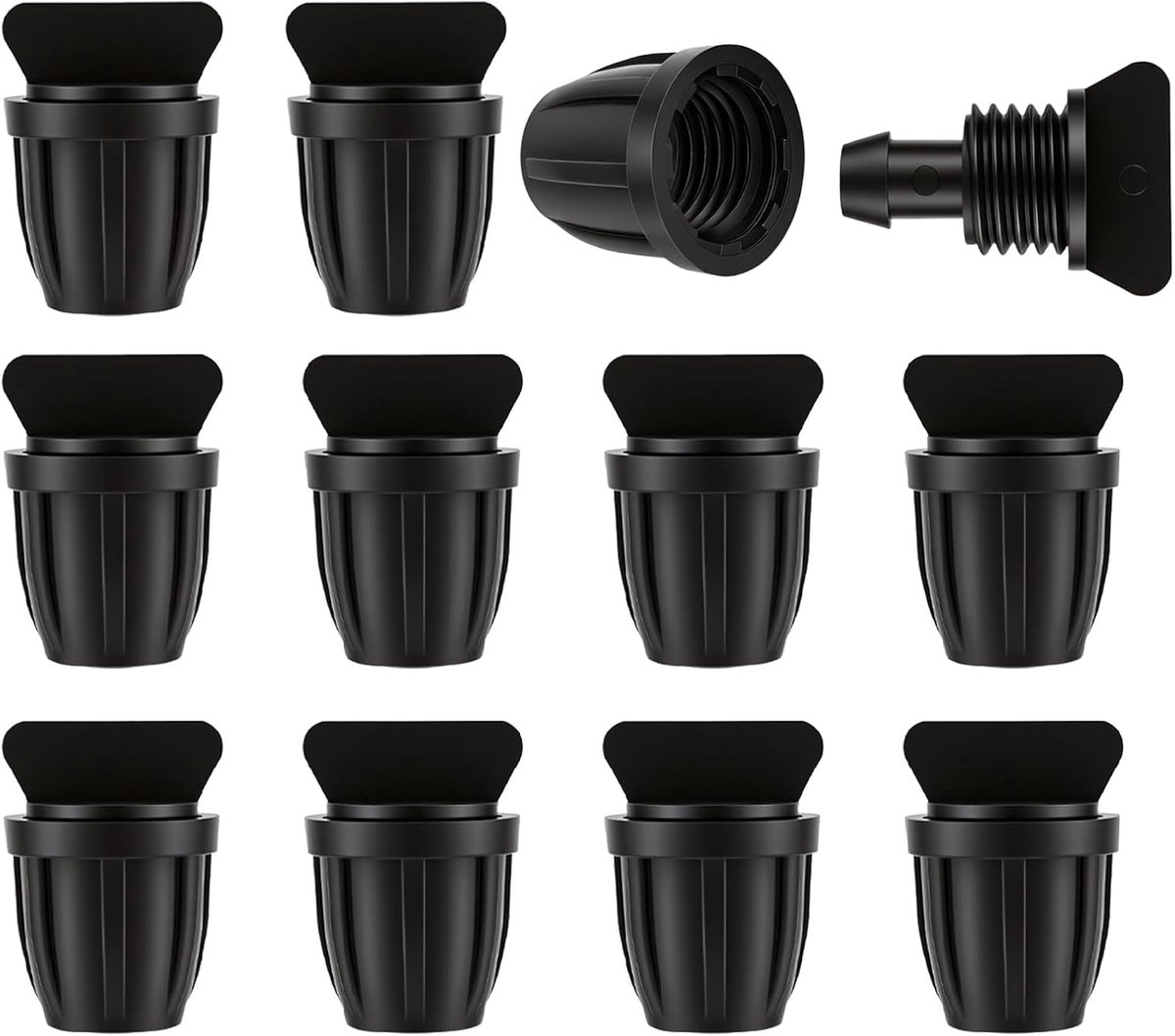 10 stuks eindstop 8 12 mm voor druppelirrigatieslang, accessoires voor directe irrigatie, aansluiting tuinslang voor micro-irrigatie, tuinaccessoires voor buiten