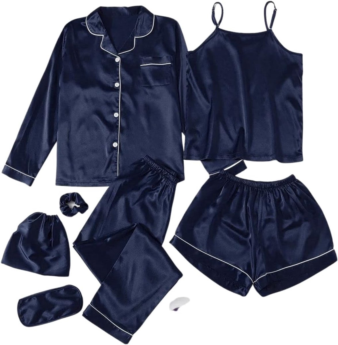dames pyjamas set (Navy, Xl)
