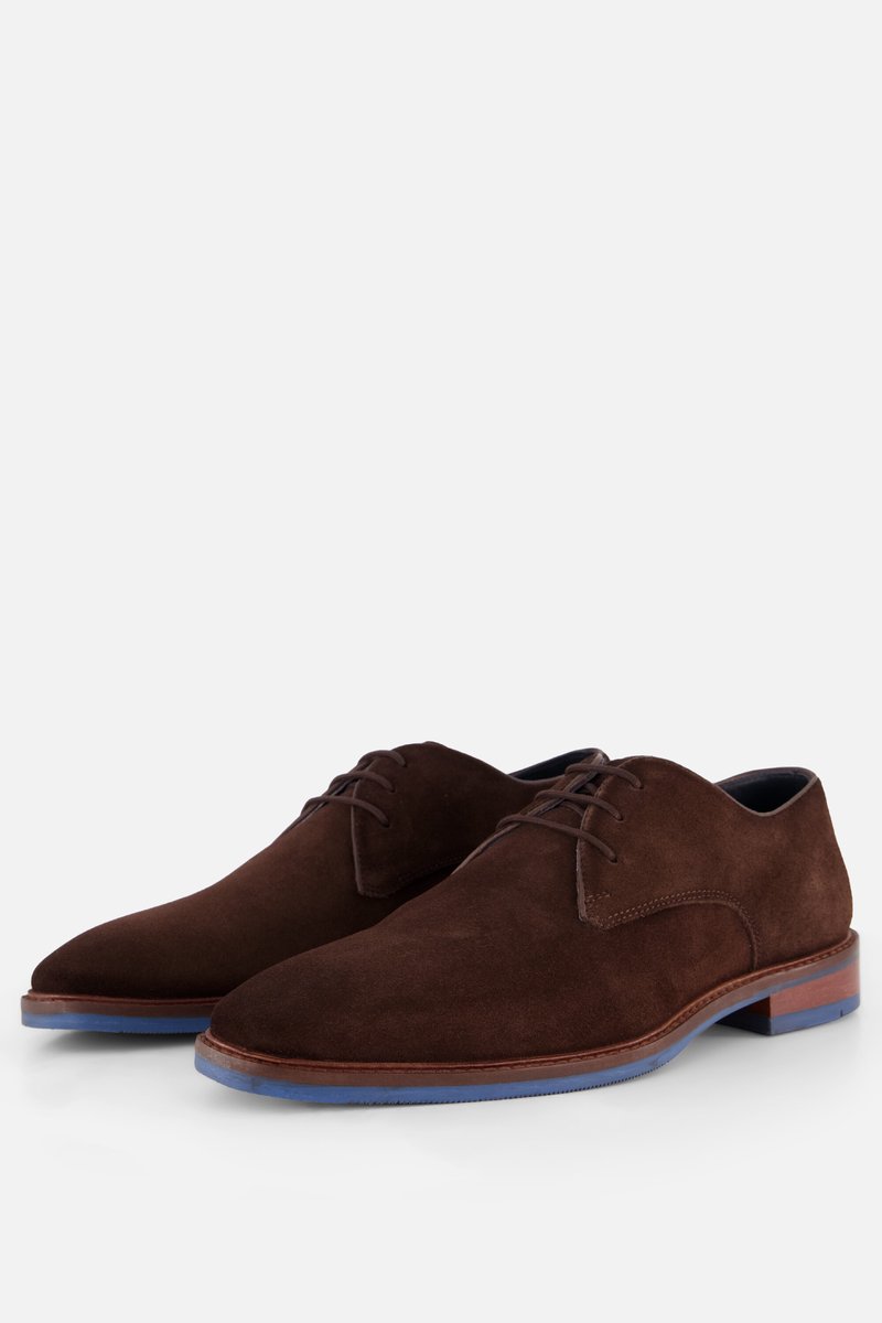 Vertice veterschoenen donker bruin Suède - Maat 46