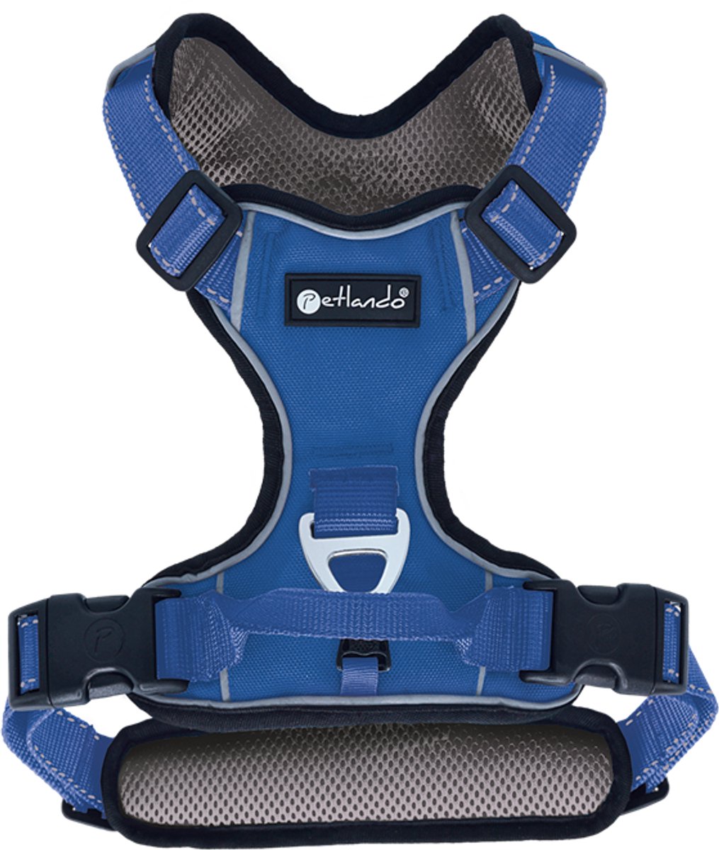 Petlando Outdoor harnas XS Navy Borst 38x46cm