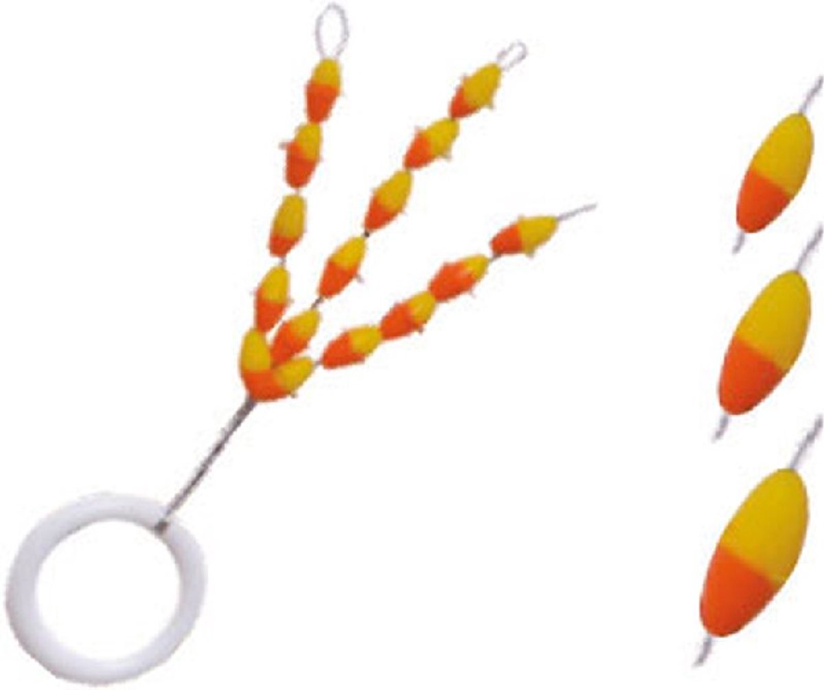 Two tone dobberstoppers medium 15 stuks