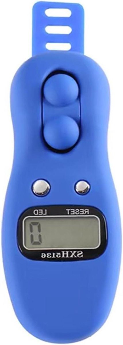 Elektronische Tally Teller - Digitale Teller Clicker - Gebeden Tellen - Resettable Roterende - 99999 Tellingen - Zwart