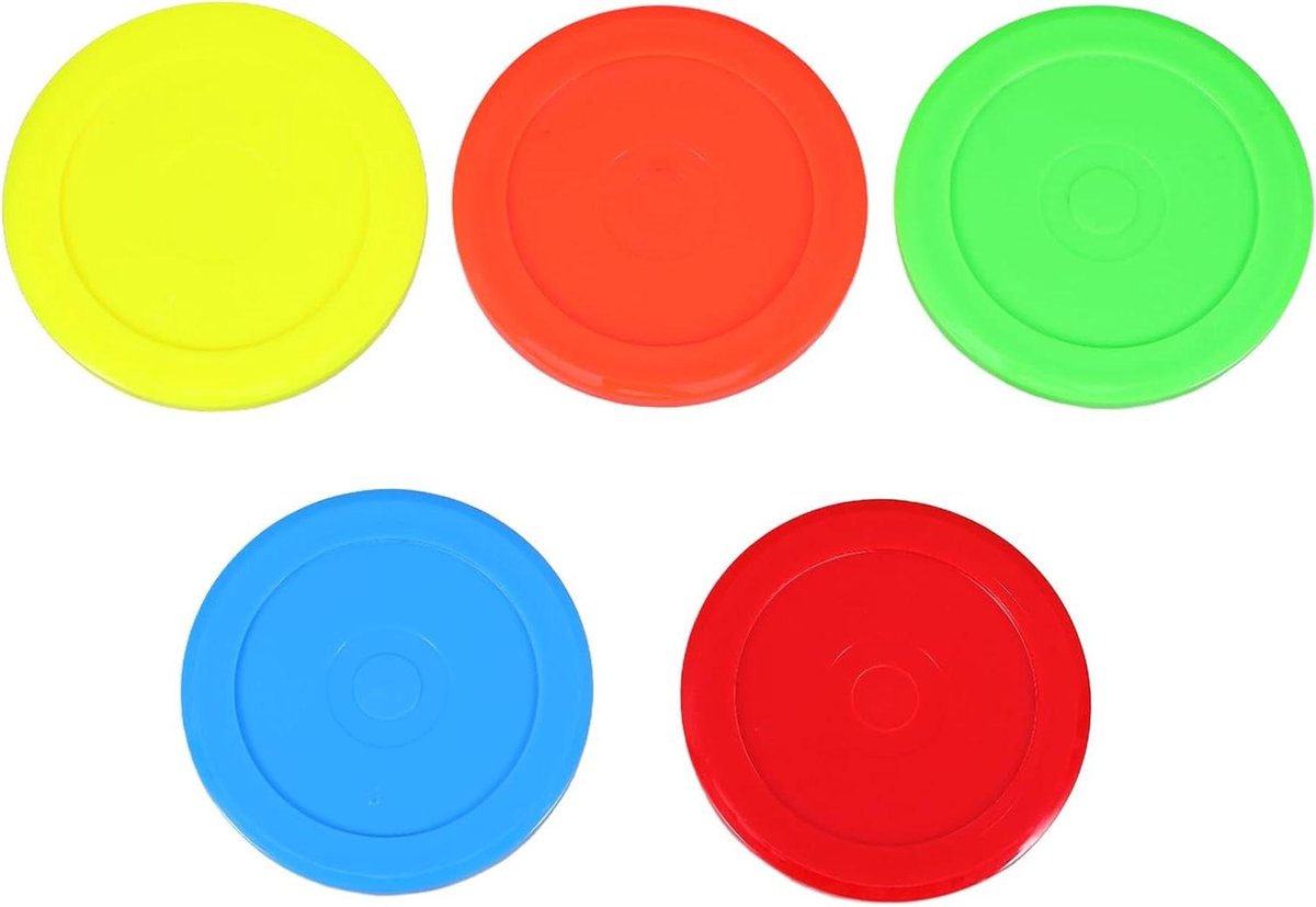 Air Hockey Pucks - Tafelhockey Schijven - Spelplezier - Compact Handig Formaat - 73 cm - Multicolor