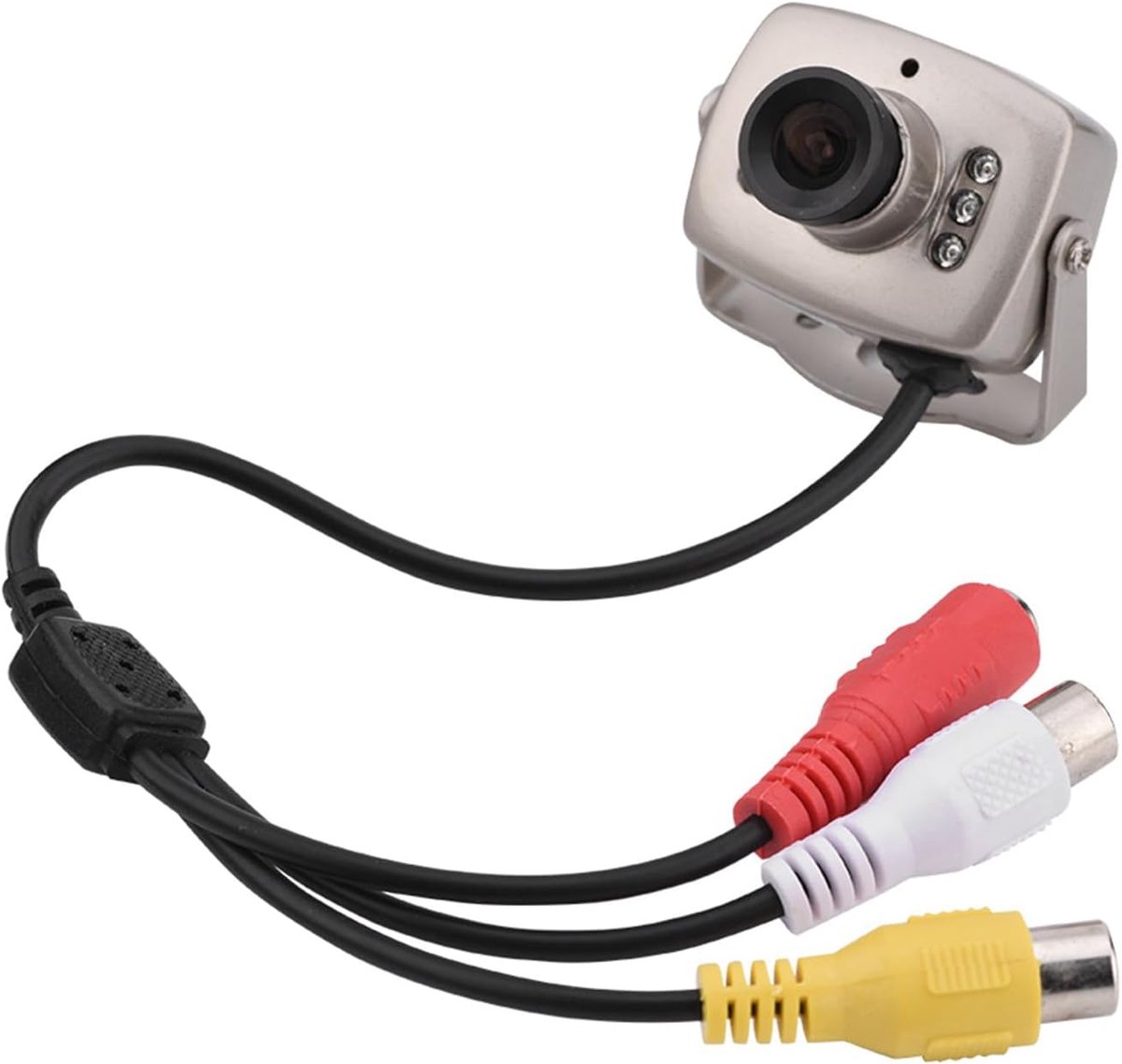 Mini Camera, Mini 6LED Bedrade CMOS CCTV Beveiligingscamera Nachtvisie Digitale Videocamera PAL/NTSC (PAL-systeem)