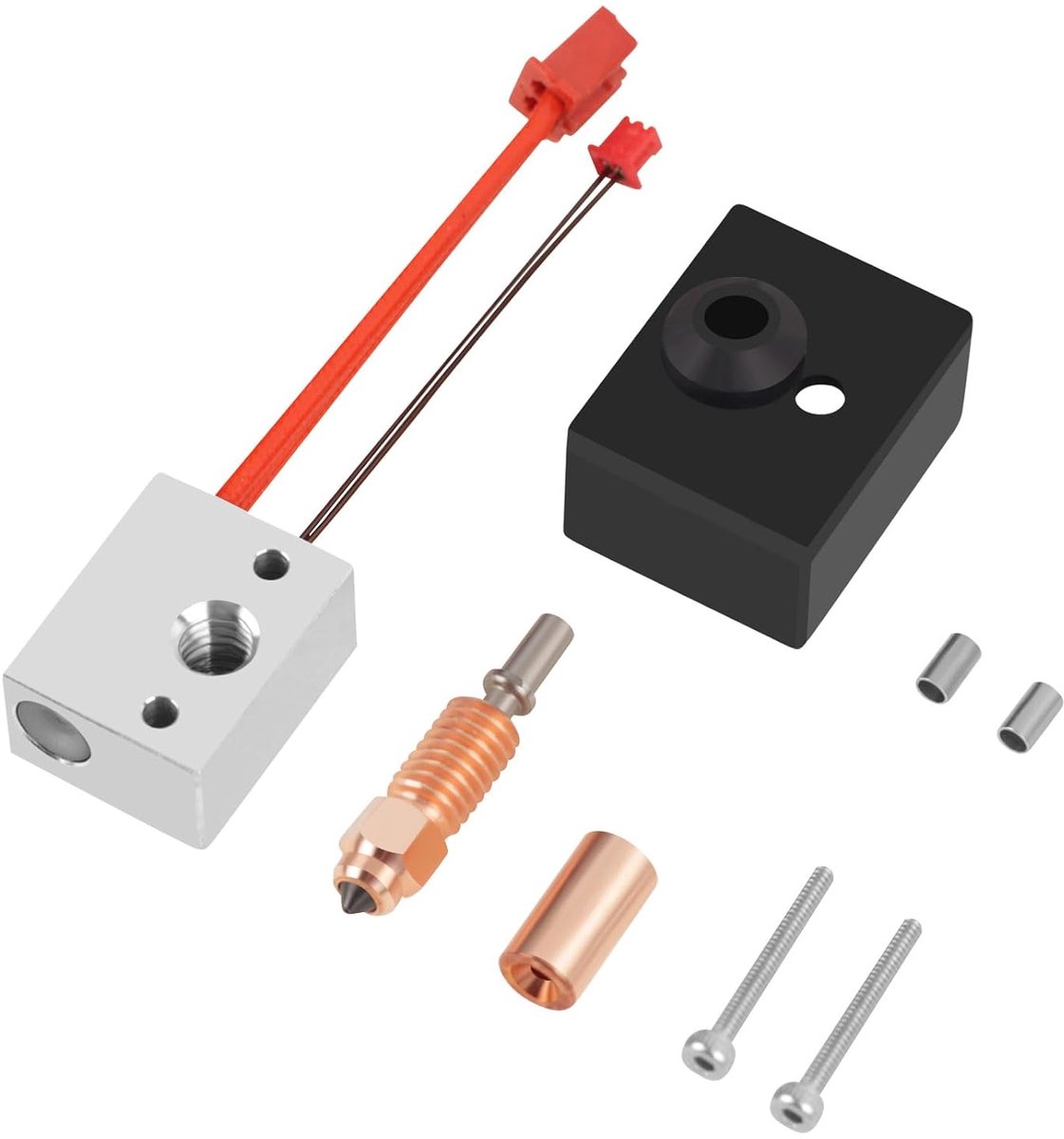 Ender 3 S1 Sprite Extruder Quick-Swap Hotend Geïntegreerde Bi-Metaal Heatbreak+Spuitmond 0,4 mm Compatibel met Creality Ender 3 S1 Plus, Ender 3 S1 Pro, CR-10 Smart Pro - Kleine Thermoklemme